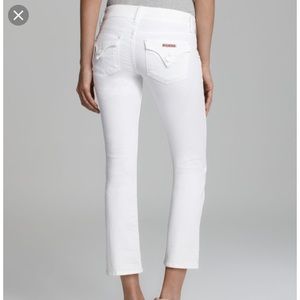 Hudson Beth crop jeans in white